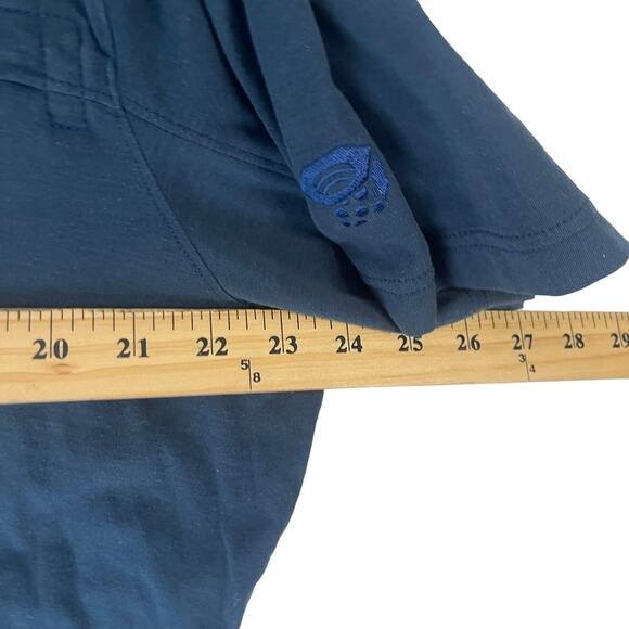 Mountain Hardwear Men's Size Medium Blue Outdoor Short Sleeve Shirt - Picture 8 of 9